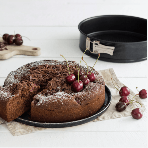 Zenker Black Metallic Springform with Flat Base 26cm - Gourmet Gear