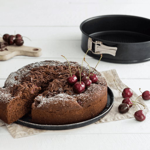 Zenker Black Metallic Springform with Flat Base 28cm - Gourmet Gear