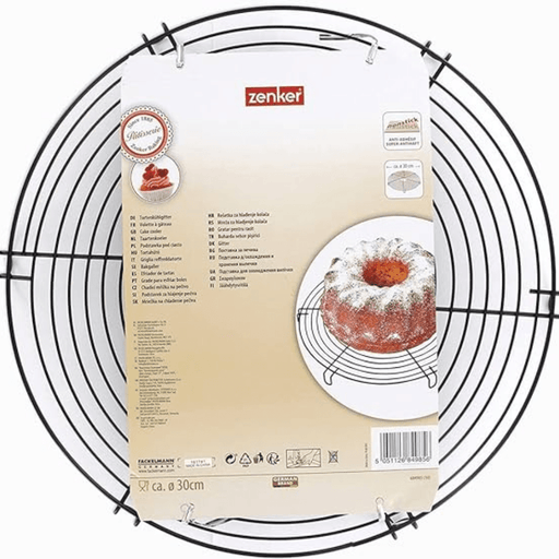 Zenker Cake Cooling Rack Round 35cm - Gourmet Gear
