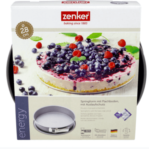 Zenker Energy Series Springform Baking Tin with Leak - Proof Base 28cm - Gourmet Gear