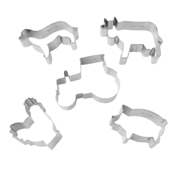 Zenker Patisserie Farm Cookie Cutters Set 5 - Gourmet Gear