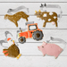 Zenker Patisserie Farm Cookie Cutters Set 5 - Gourmet Gear