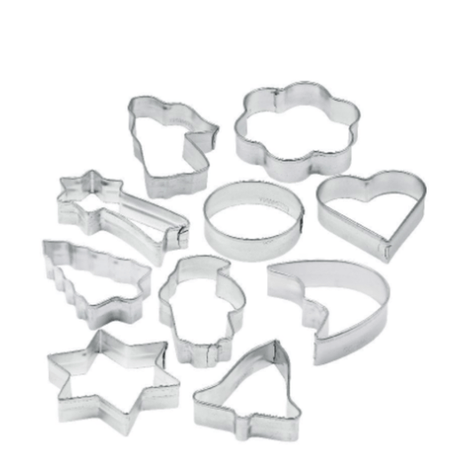 Zenker Set of 10 Assorted Cookie Cutters - Gourmet Gear