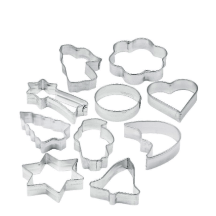 Zenker Set of 10 Assorted Cookie Cutters - Gourmet Gear