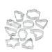 Zenker Set of 10 Assorted Cookie Cutters - Gourmet Gear