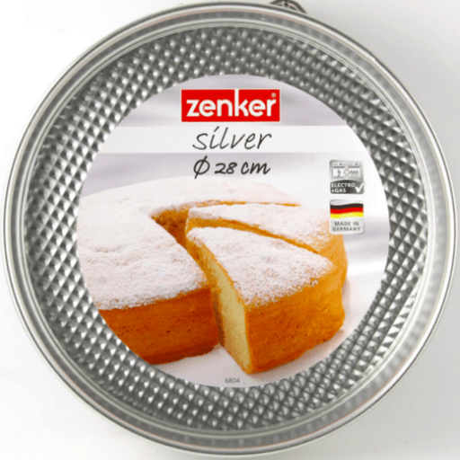 Zenker Silver Series Springform with Flat Base - 28cm - Gourmet Gear